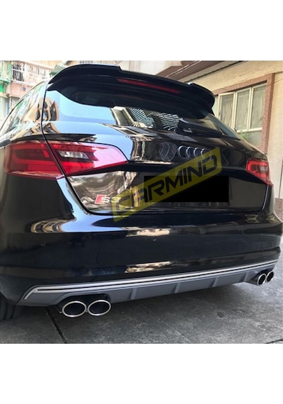 Audi A3 Hb Piano Black Spoiler 2014-2018 Plastik
