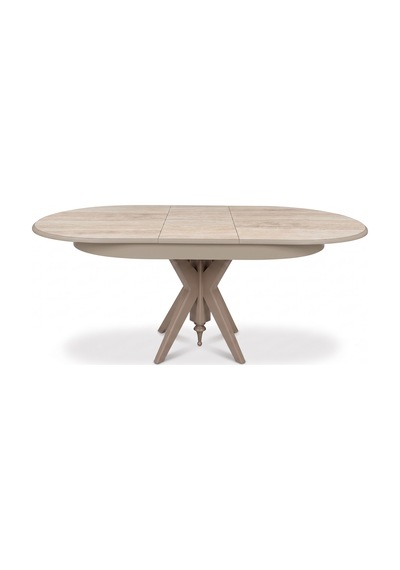 Vintera Traverten Açılır Oval Mutfak Masası 80x120