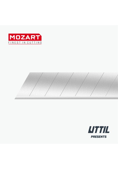 Mozart Blades 91.040 9mm Standart Segmentli Kır-at Bıçak 100 Adet