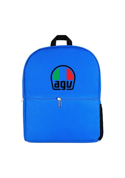 Agv Logo Mavi Sırt Çantası
