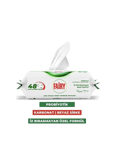 100'lü Yüzey Temizlik Havlusu - Beyaz Sabun Diğer