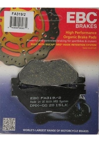 Yamaha Xtz 1200E Super Tenere Arka Fren Balatası Ebc Fa319/2 Orga
