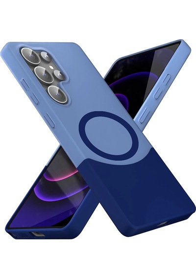 Galaxy   Uyumlu  S25 Ultra Kılıf M-safe Şarj Özellikli Mıknatıslı Zore Duble Kapak