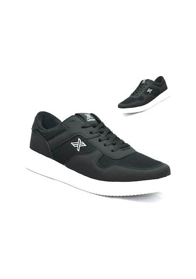 Luttoon 4027-24 Trend Fashion Sneakers Kadın Ayakkabı Siyah Beyaz Siyah