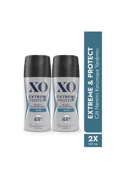 Xo Extreme & Protect Erkek Sprey Deodorant 2 x 150 ML