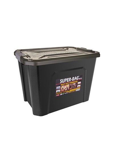 Renkli Kapak Yok 60 Litre Superbag Saklama Kutusu Siyah Kapaklı Rankli Kapak Bitti 60 Lt Diğer