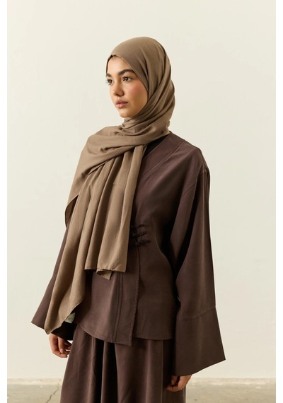 Deserto Fashion Modal Şal Düz Renk-3590 Çok Renkli