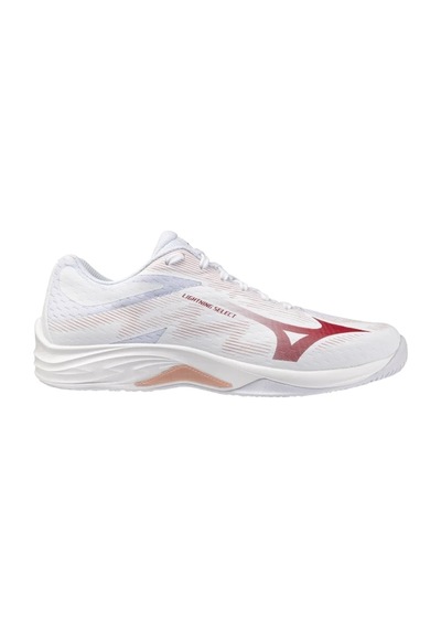 Mizuno Lightning Select Kadın Voleybol Ayakkabısı Beyaz / Kırmızı Çok Renkli