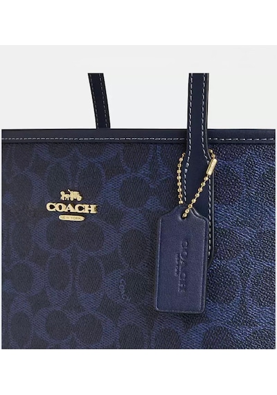 Coach Medium City Tote Bag Kadın Çanta Lacivert