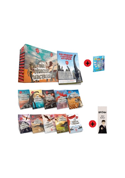 3. Sınıf Hikaye Kitabı Seti Model Yayınları Bir Dinozor Macerası + 3. Sınıf Test Kitabı + Kişiye Özel İsimli Harry Potter Kitap Ayracı