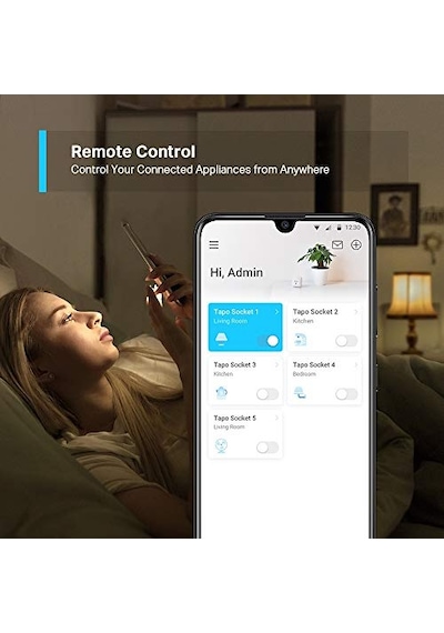 Tapo P100, Akıllı Mini Wi-fi Soketi, Alexa Ve Google Home İle Çalışır, Uzaktan Kontrol, Cihaz Paylaşımı, Hub Gerekmez, 1-pack