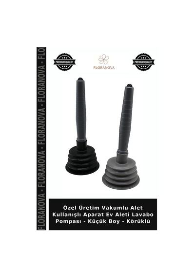 Özel Üretim Vakumlu Alet Kullanışlı Aparat Ev Aleti Lavabo Pompası - Küçük Boy - Körüklü Çok Renkli