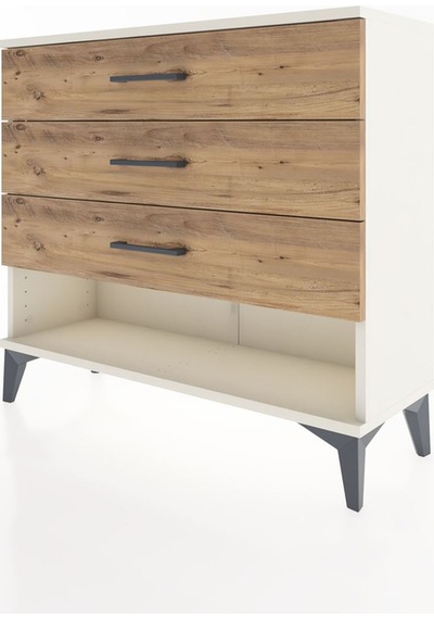 Arges Şifonyer 3 Çekmeceli 88x30x80 Aytaşı-çam Aytası