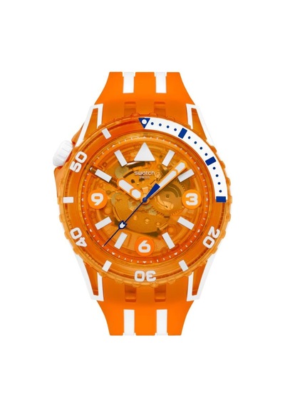 Sscu09o100 Swatch Scubaqua Pasific Sea Nettle Erkek Kol Saati Çok Renkli