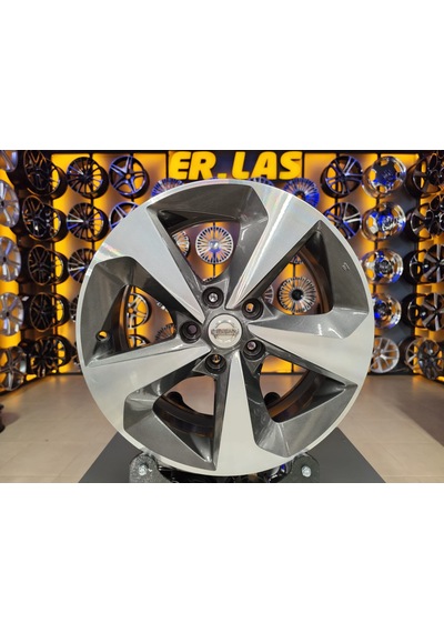 4 Adet Nissan  7 17 5 114.3 Et40 66.1 Gun Mack Jant Revize Edilmiş Takım