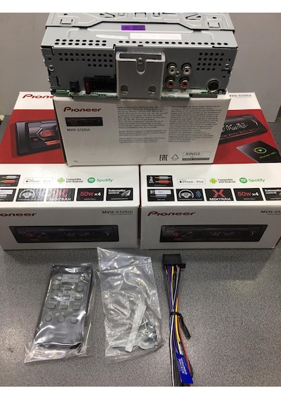 Pıoneer Oto Teyp Cift Anfi Çıkışlı 4X50W Usb Aux Kafa Cıkmalı