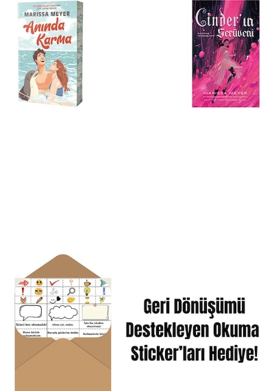 Anında Karma + Cinder In Serüveni + Okuma Sticker'ları