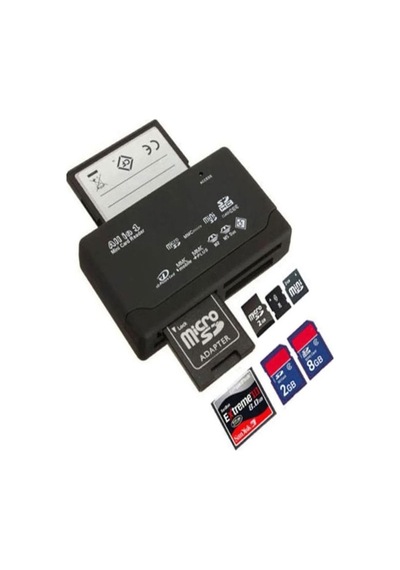26 İn 1 Çoklu Kart Okuyucu Usb Sd Sdhc Mini Micro Sd Memory Stick Duo M2 Mmc Xd Cf