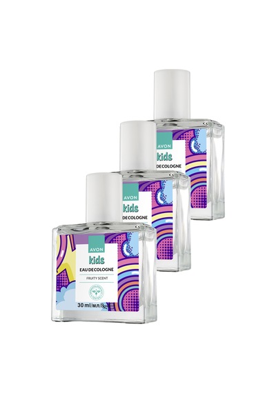Kids Meyveli Kokulu Çocuk Parfüm Edc 30 Ml. Üçlü Paket