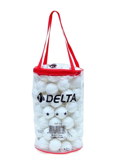 Delta 100 Adet Masa Tenisi Topu (Pinpon Topu) - Fermuarlı Çantalı