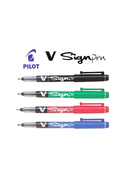 Pılot Swvsp V Sıgnpen Keçe Uçlu Imza Kalemi 2.0 MM Mavi (1 Adet)