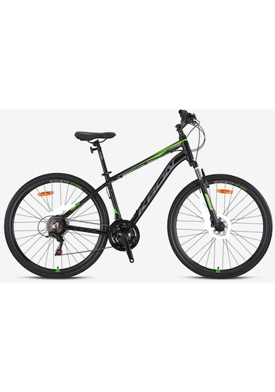Kron Tx 75 Trekking V-fren 28" Jant 20' Kadro 21 Vites Şehir-Yol Bisikleti Siyah Yeşil Gri Siyah - STOKLARIMIZDA 20 KADRO VARDIR
