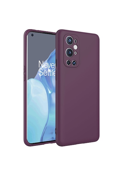 Ardemix One Plus 9 Pro Kılıf Mara Lansman Kapak - Koyu Mor Koyu Mor