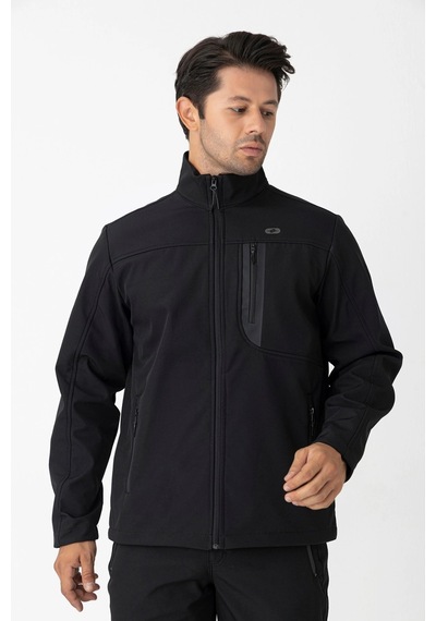 Crozwise Erkek Softshell Mont Siyah 5039-10 Siyah