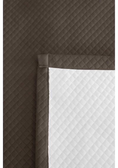 Vizon Minimal Genç Odası Tek Kişilik Pike Takımı - Modern Kapitone 160x220 Cm Yazlık Yatak Örtüsü Siyah