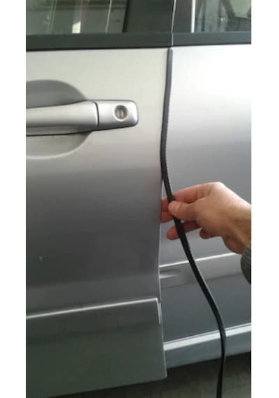 Araç Kapı Koruma Fitili Çarpma Çizik Önleyici Fitil U Tip İçi Çelikli Siyah 5 Metre