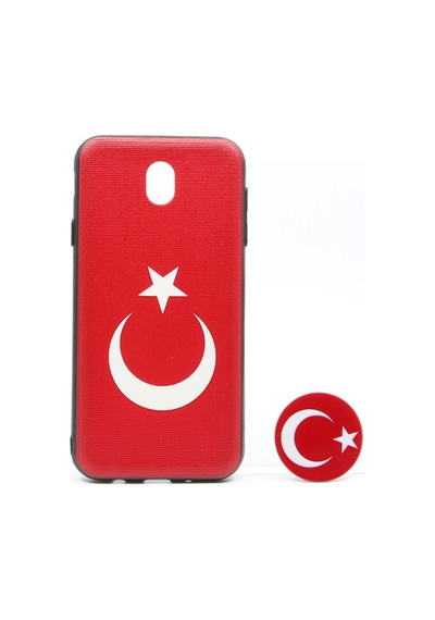 Nettech Samsung Galaxy J730 J7 Pro Uyumlu Desenli Popsocket Seri