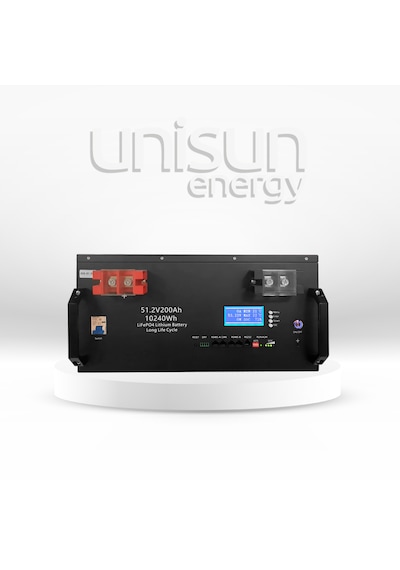 Unisun 51,2v 200ah Lifepo4 Batarya + Ekran + Bluetooth
