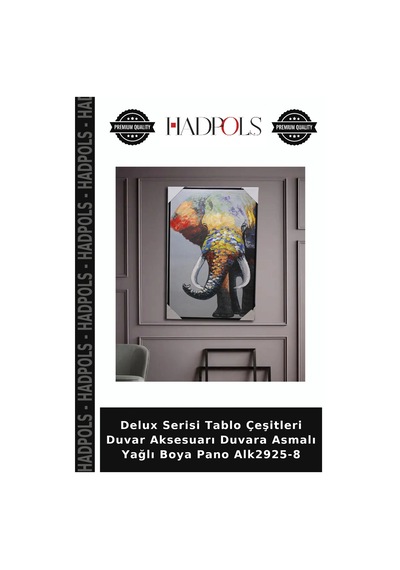 Delux Serisi Tablo Çeşitleri Duvar Aksesuarı Duvara Asmalı Yağlı Boya Pano Alk2925-8