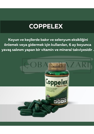 Coppolex Capsule Bolus 50 Kapsül Bakır Ve Selenyum Bolus