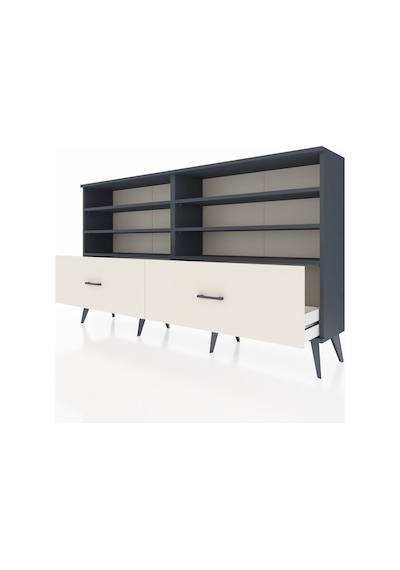 Arges Konsol 6 Raflı 2 Çekmeceli 176x30x99 Antrasit-antrasit/ayt Antrasit-antrasit/aytaşı Arges Konsol 6 Raflı 2 Çekmeceli 176x30x99 Antrasit-antrasit/ayt Antrasit-antrasit/aytaşı