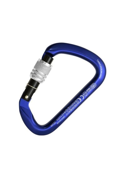 Kong Large Multiuse Screw Sleeve Çok Amaçlı Geniş Açıklıklı Vidalı Alüminyum D Karabina 737la0qnpkk Lacivert