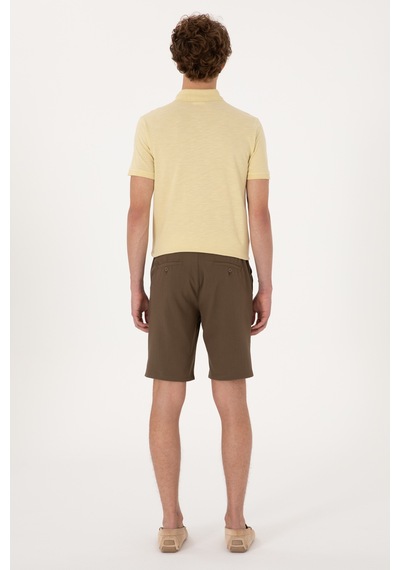 U.s. Polo Assn. Erkek Vizon Şort / Bermuda 50300420-vr052 Vizon