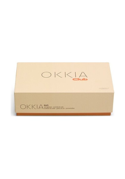 Okkia Club Procıda Siyah Lens Polarize Güneş Gözlüğü Turuncu Jel