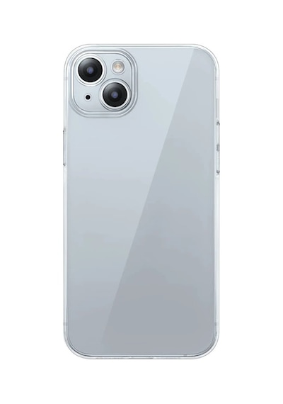 Baseus İphone 15 Schott Serisi Şeffaf Silikon Kılıf + Tempered Ekran Koruyucu Set- 5775