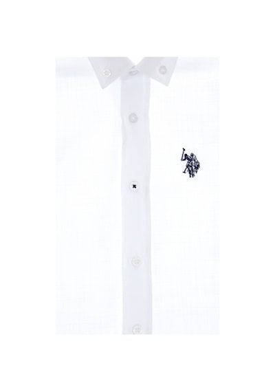 U.s. Polo Assn. Erkek Çocuk Beyaz Gömlek Kısa Kollu 50306567-vr013 Beyaz