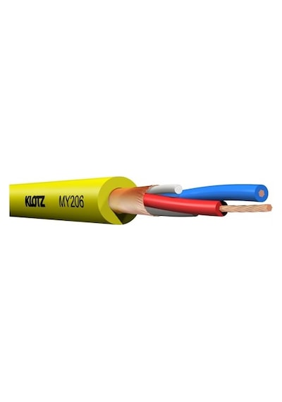 Klotz My206 Pvc Kaplı Mikrofon Kablosu 100 Metre