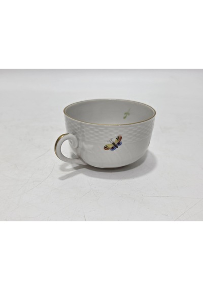 Herend 1726-2 El Boyama Porselen Çay Fincanı Çok Renkli