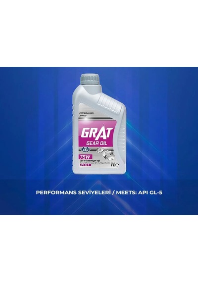 Grat 675011 Şanzıman Yağı 1 Litre 75w Apı Gl-4 Yarı Sentet