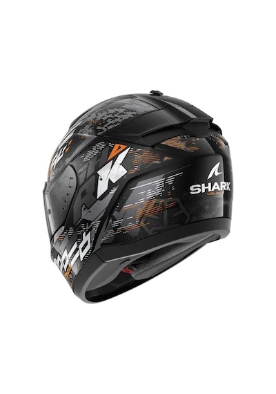 Shark Rıdıll 2 Molokai Kapalı Turuncu Siyah Kask Turuncu