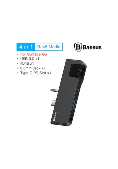 Baseus Multifunctional Hub Surface Go Type-C Audio To Rj45 Usb3.