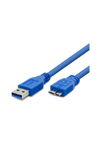 1 M Ölçülü Usb 3.0 To Micro B 3.0 Kablosu Mavi
