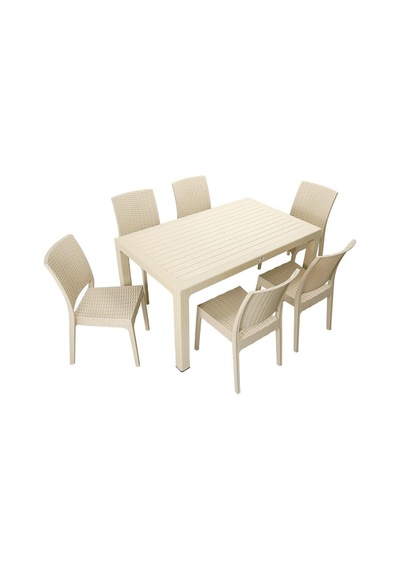 Mandella Elit Rattan 90x150 Elit Sandalye Masa Takımı Çölbeji Diğer