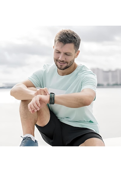 One-click Elastik Bohem Serisi 20mm Kordon Samsung İle Uyumlu Galaxy Watch 7/6/5/4/fe Serisi İçin Kumaş Kayış 40mm/44mm Watch 6/4 Classic 47/43/42mm Ve Watch 5 Pro 45mm Uyumlu Diğer One-click Elastik Bohem Serisi 20mm Kordon Samsung İle Uyumlu Galaxy Watch 7/6/5/4/fe Serisi İçin Kumaş Kayış 40mm/44mm Watch 6/4 Classic 47/43/42mm Ve Watch 5 Pro 45mm Uyumlu Diğer