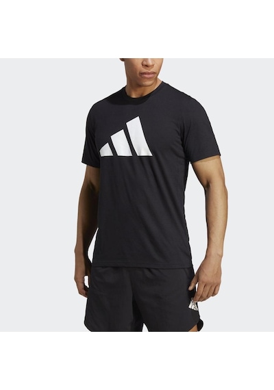 Adidas Tr-Es Fr Logo Tee Erkek Spor Tişört - Ib8273 Siyah
