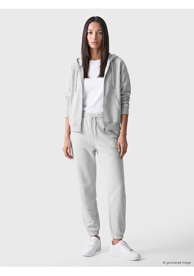 Lcw Everyday Beyaz Kadın Kalın Jogger Eşofman Altı